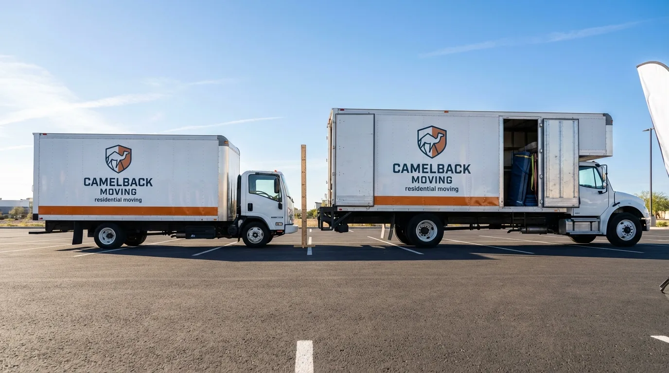Moving truck size capacity guide in Litchfield Park